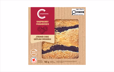 Box of Compliments Raspberry Crumb Cake