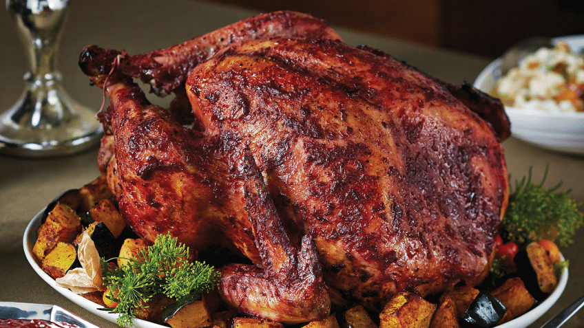 Maple-Cranberry Glazed Turkey with Spiced Acorn Squash | Sobeys Inc.