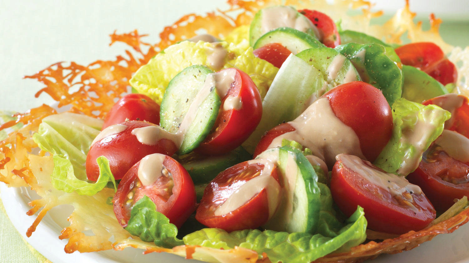 Cucumber & Tomato Salad in Parmesan Bowls - Sobeys Inc.