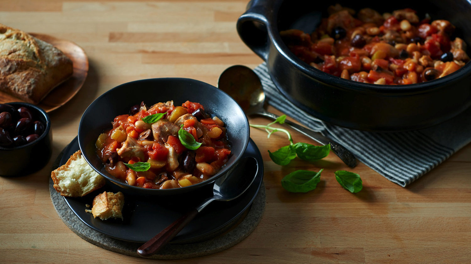 Easy Tomato Basil Chicken Stew