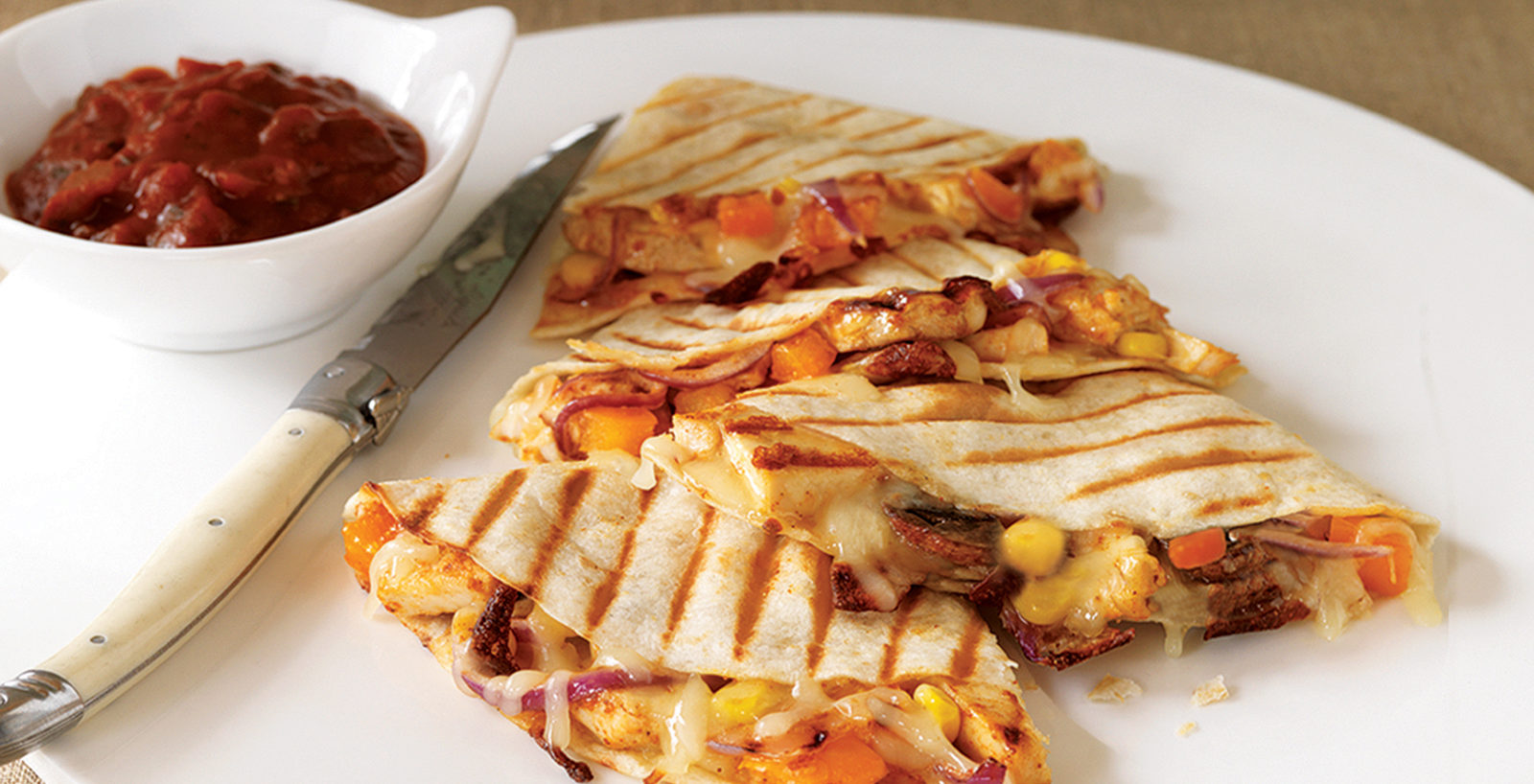 Panini press clearance quesadilla