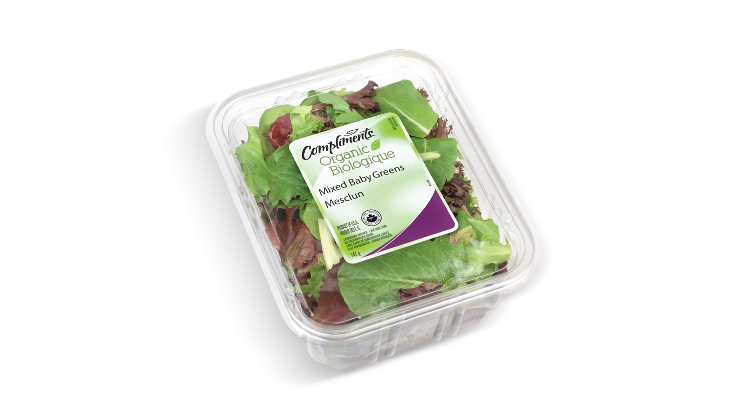 Compliments Organic Mixed Baby Greens - Sobeys Inc.