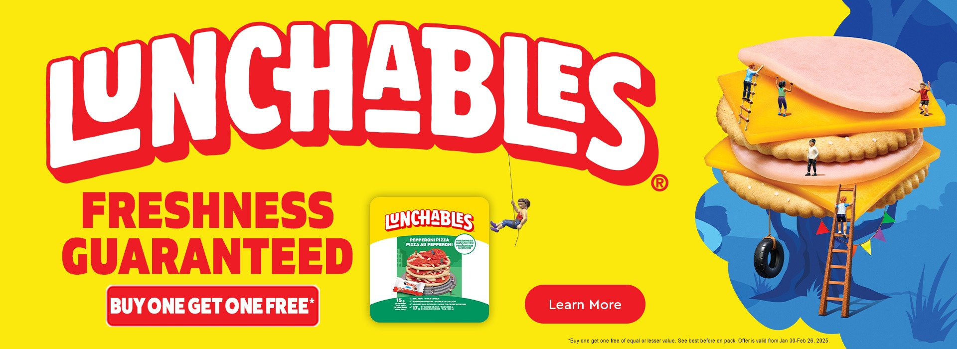 Lucnhables Freshness guaranteed. Buy one get one free. Learn more