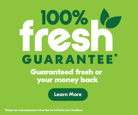 100% Fresh guarantee.