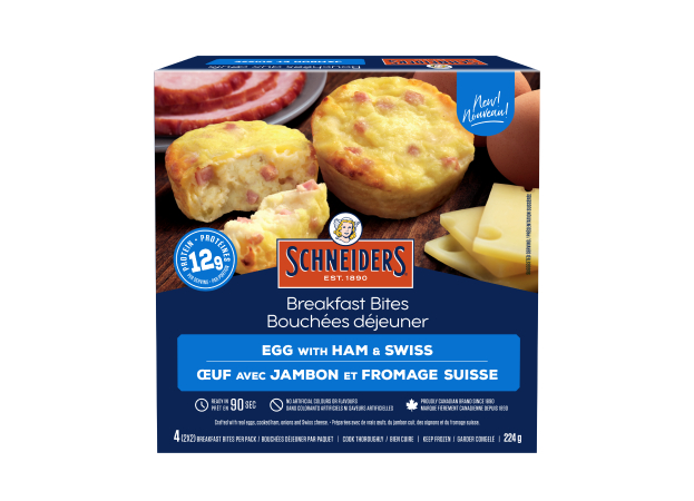 Schneiders® Egg with Ham & Swiss Breakfast Bites