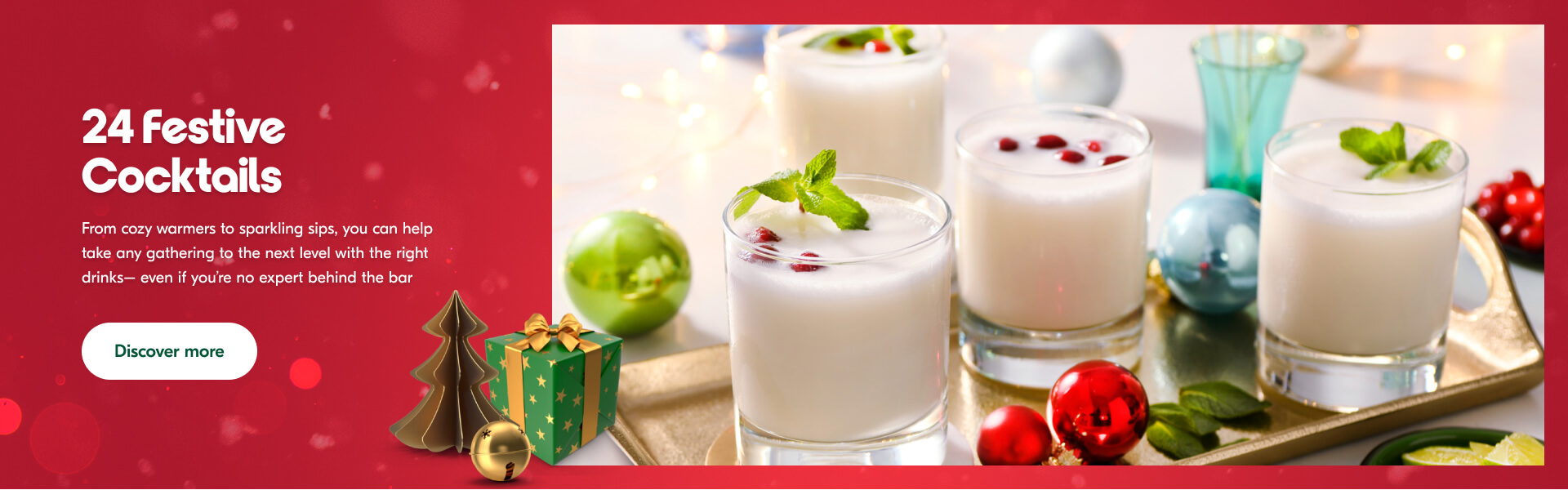 Three glasses of Frostyâ€™s Margaritas on a gold serving tray