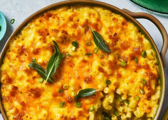 Baked Three Cheese Mac and Cheese