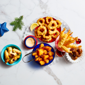 Table with Panache and Compliments seafood appetizers