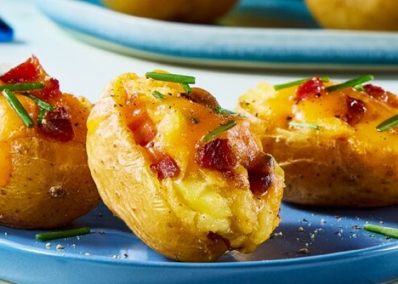 Mini Fully Loaded Baked Potato Bites