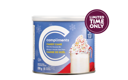 Tin of Candy Cane White Hot Chocolate mix