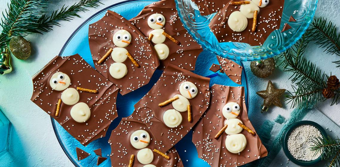 Plate of snowman bark