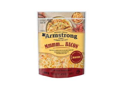 Armstrong Mmmm…Bacon Natural Shredded Cheese with REAL Bacon 300g