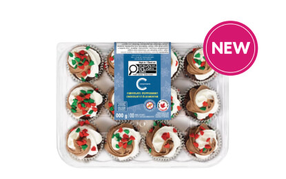 Package of Compliments Mini-Peppermint cupcakes