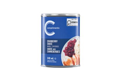 Can of cranberry sauce