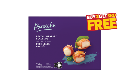 Box of Panache Bacon-Wrapped Scallops