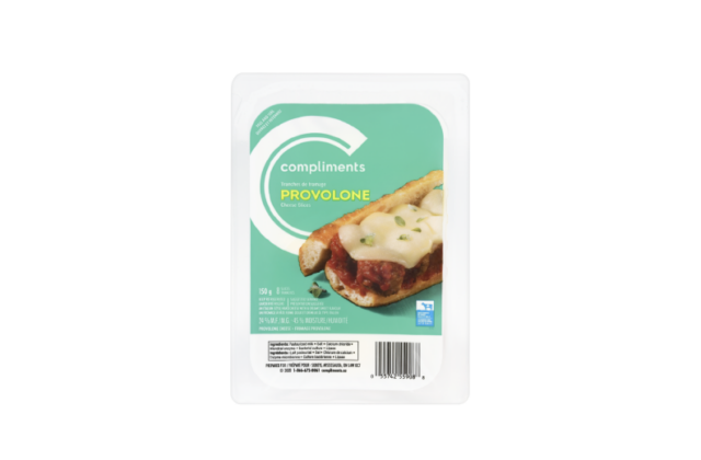 Compliments Provolone Cheese Slices