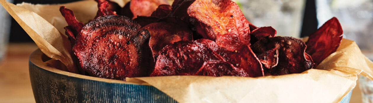 Baked Beet Chips