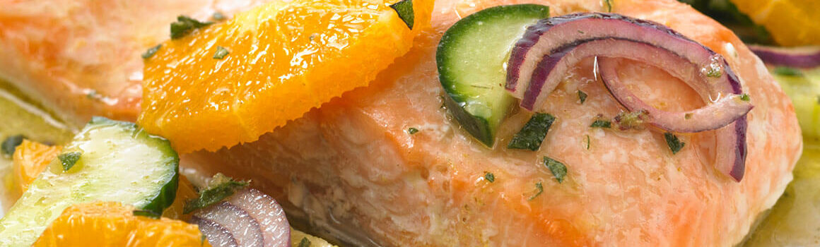 Citrus SalmonOrange Salad