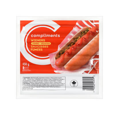 Compliments Jumbo Wieners