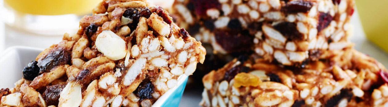 Gluten Free No Cook Breakfast Bars cropped