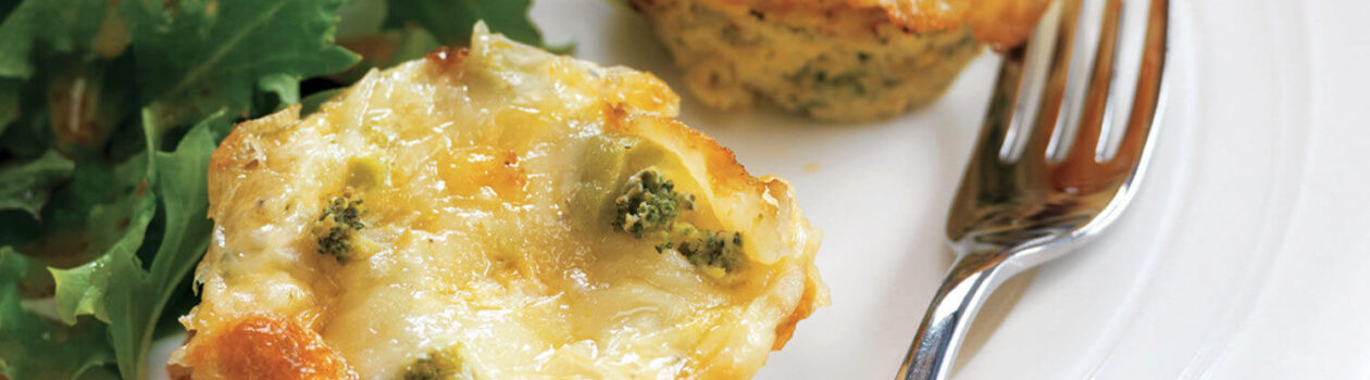 Mini Broccoli Cheese Frittatas