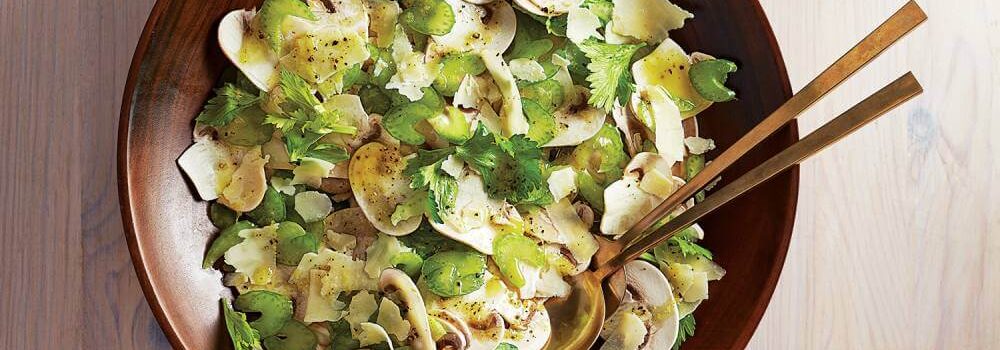 Mushroom Celery Parm Salad