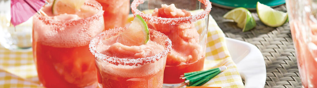 Frozen Watermelon Margaritas