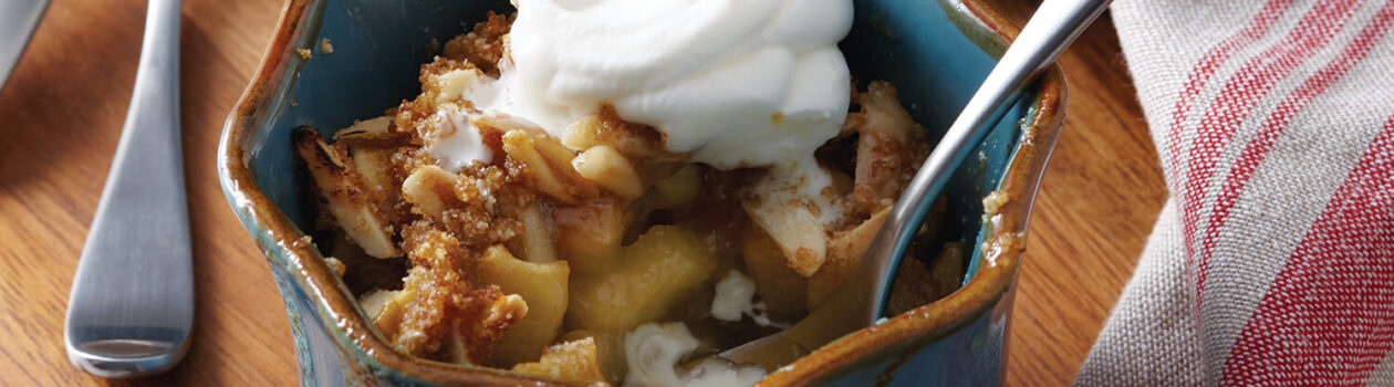 GlutenFree Almond Apple Crisp