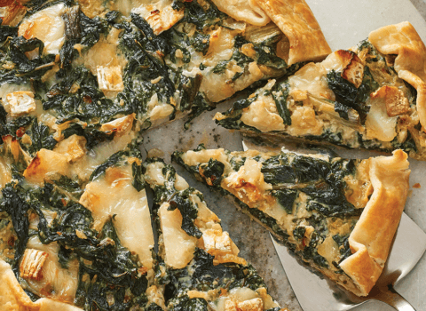 Recipe Rustic Swiss Chard Pie