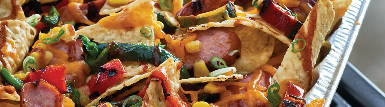 Recipe Smoky Sausage and Pepper Nachos