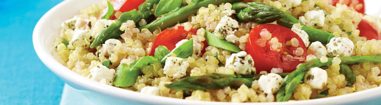 tomato goat cheese quinoa salad