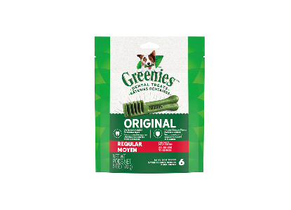 GREENIES DOG TREAT RGLR 6OZ