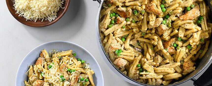 One Pot Chicken Pesto Pasta