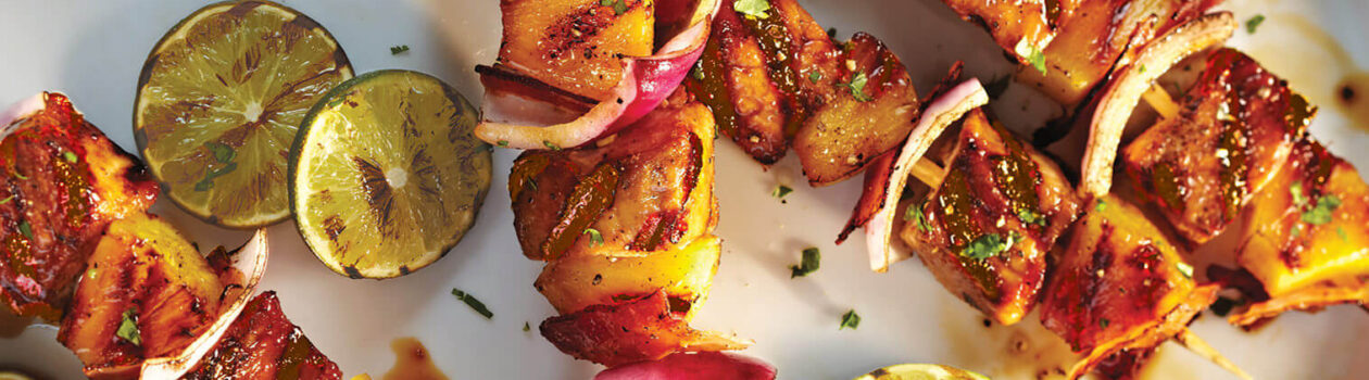 pork pineapple skewers