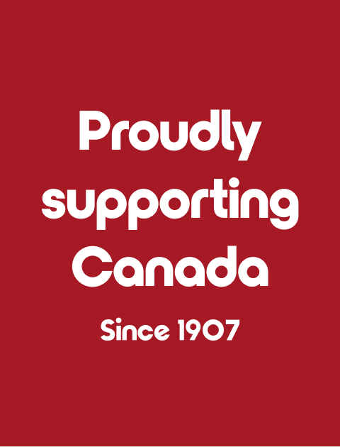 Proudly supporting Canada