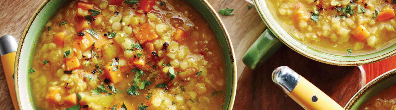 Easy red lentil soup