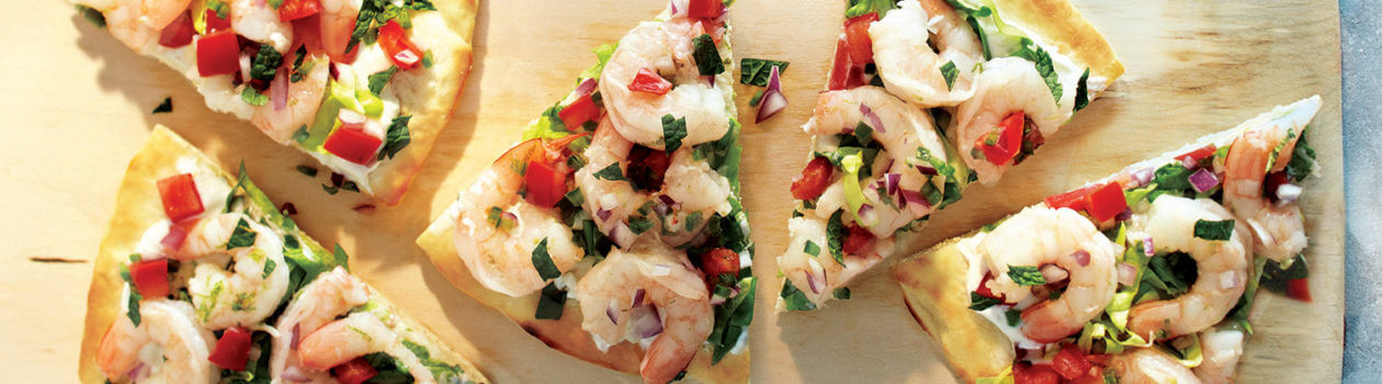 Zesty Shrimp Flatbread