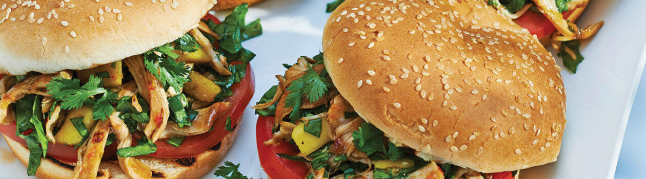 Spicy Thai Pulled Chicken Sandwiches 533016