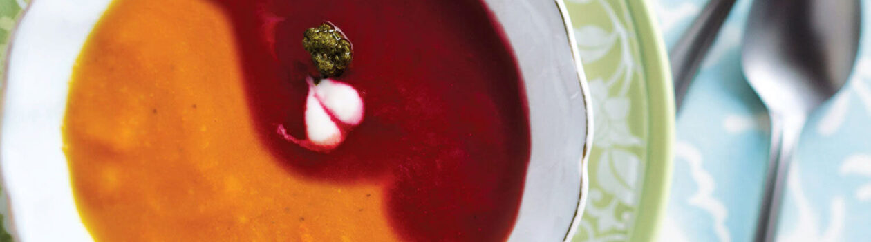 Swirled Carrot Beet Soup cropped