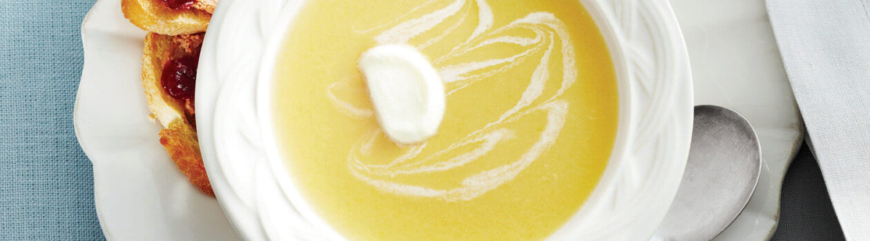 caramelized leek potato soup