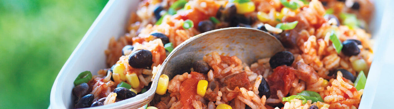 picante black beans rice